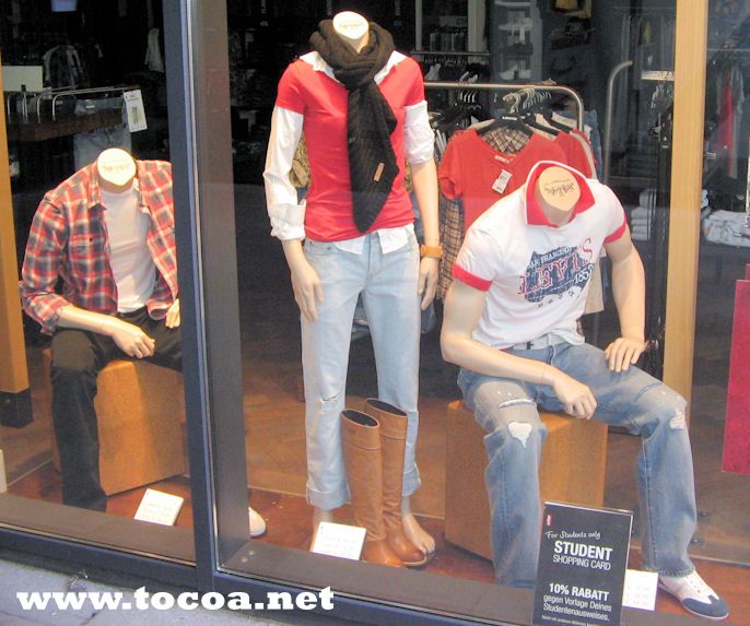 display window headless store mannequins 